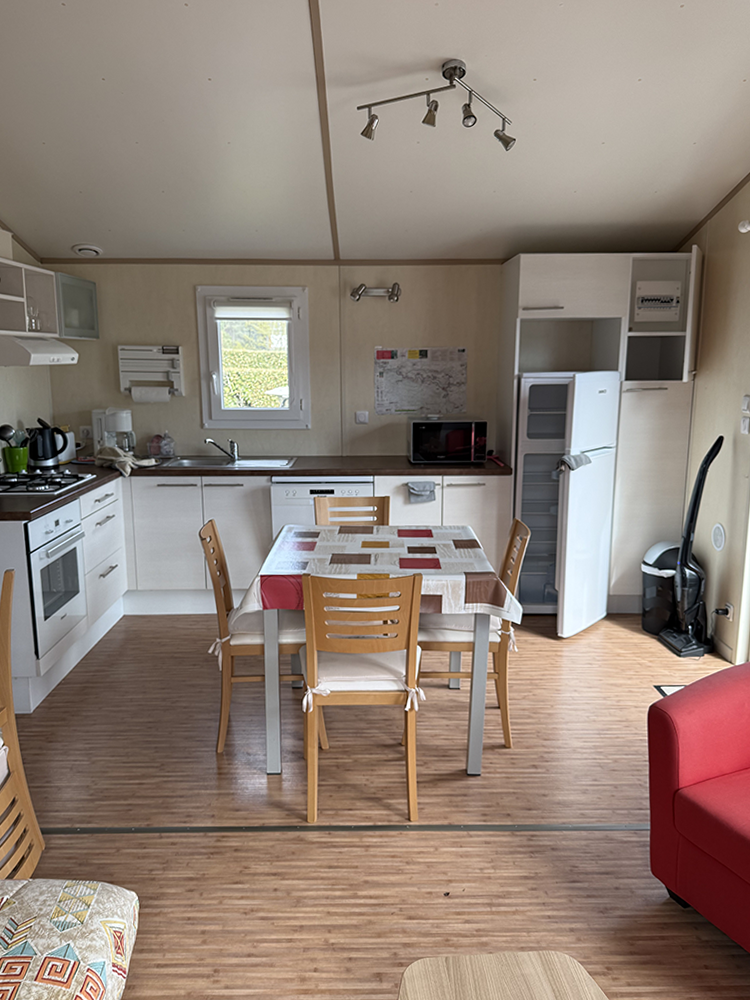 espace salon piece de vie - chalet 48